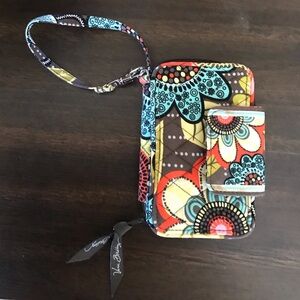Vera Bradley Colorful Floral Wristlet